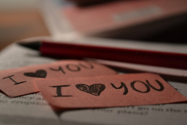 Note I love you 