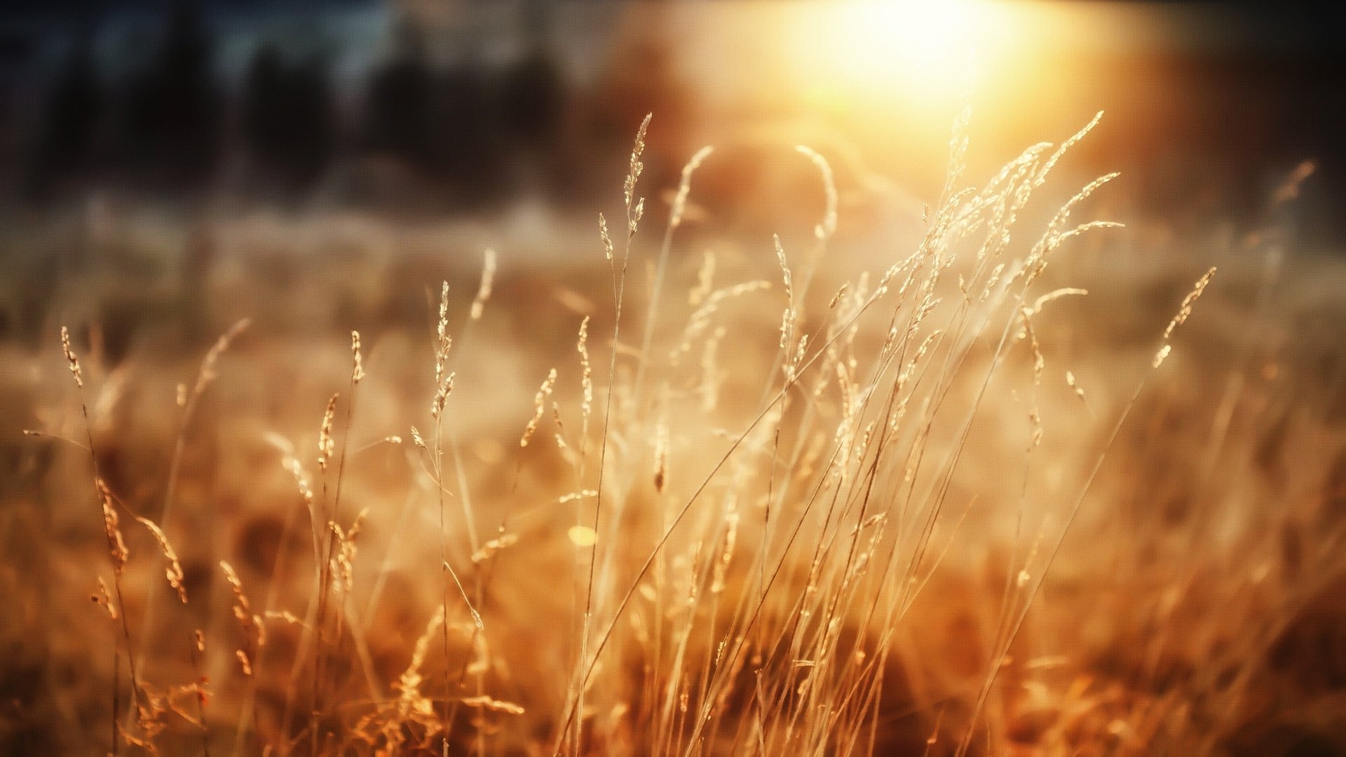 fondo de pantalla macro mañana sol hierba trigo bosque alegría