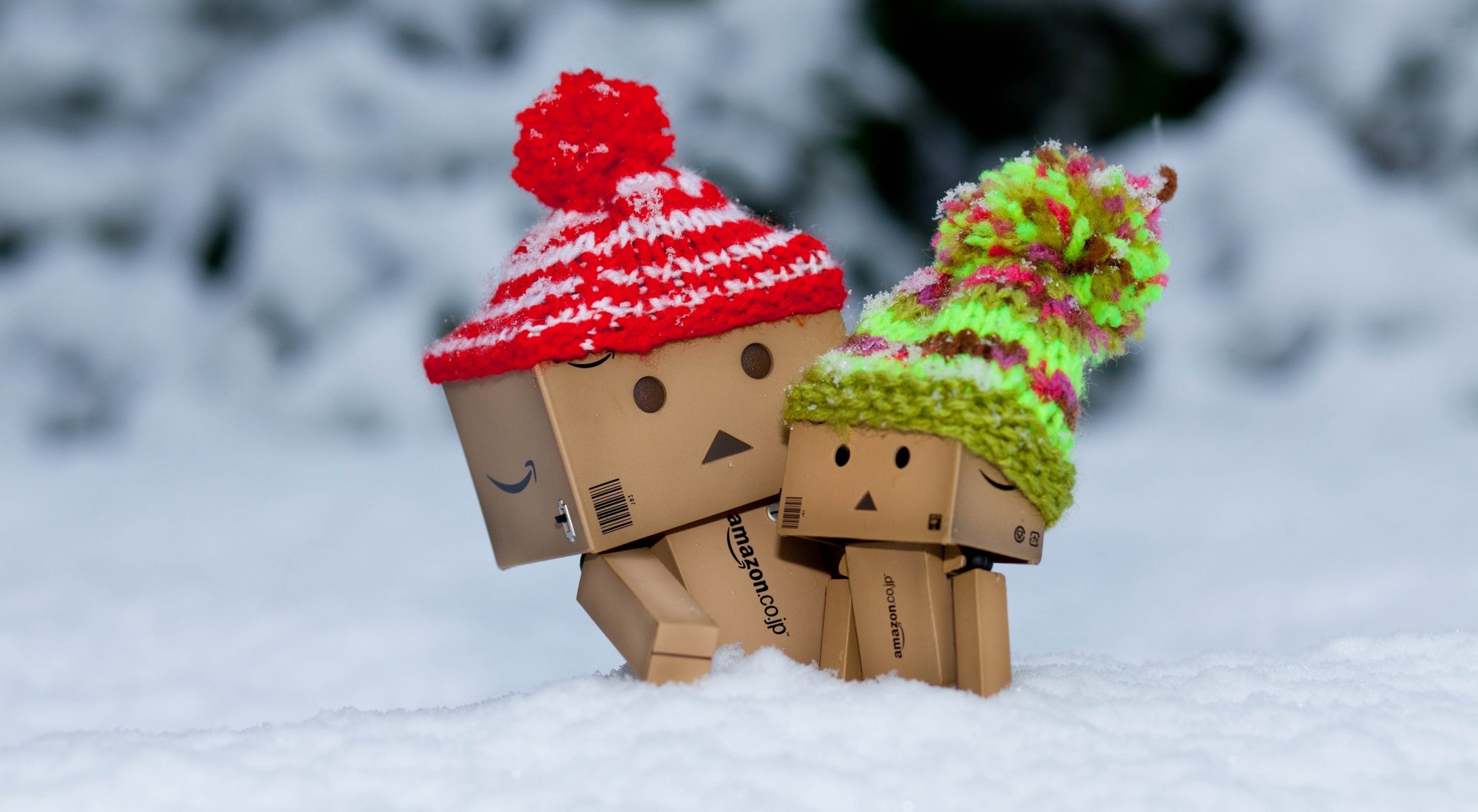 box danbo hats winter snow frost