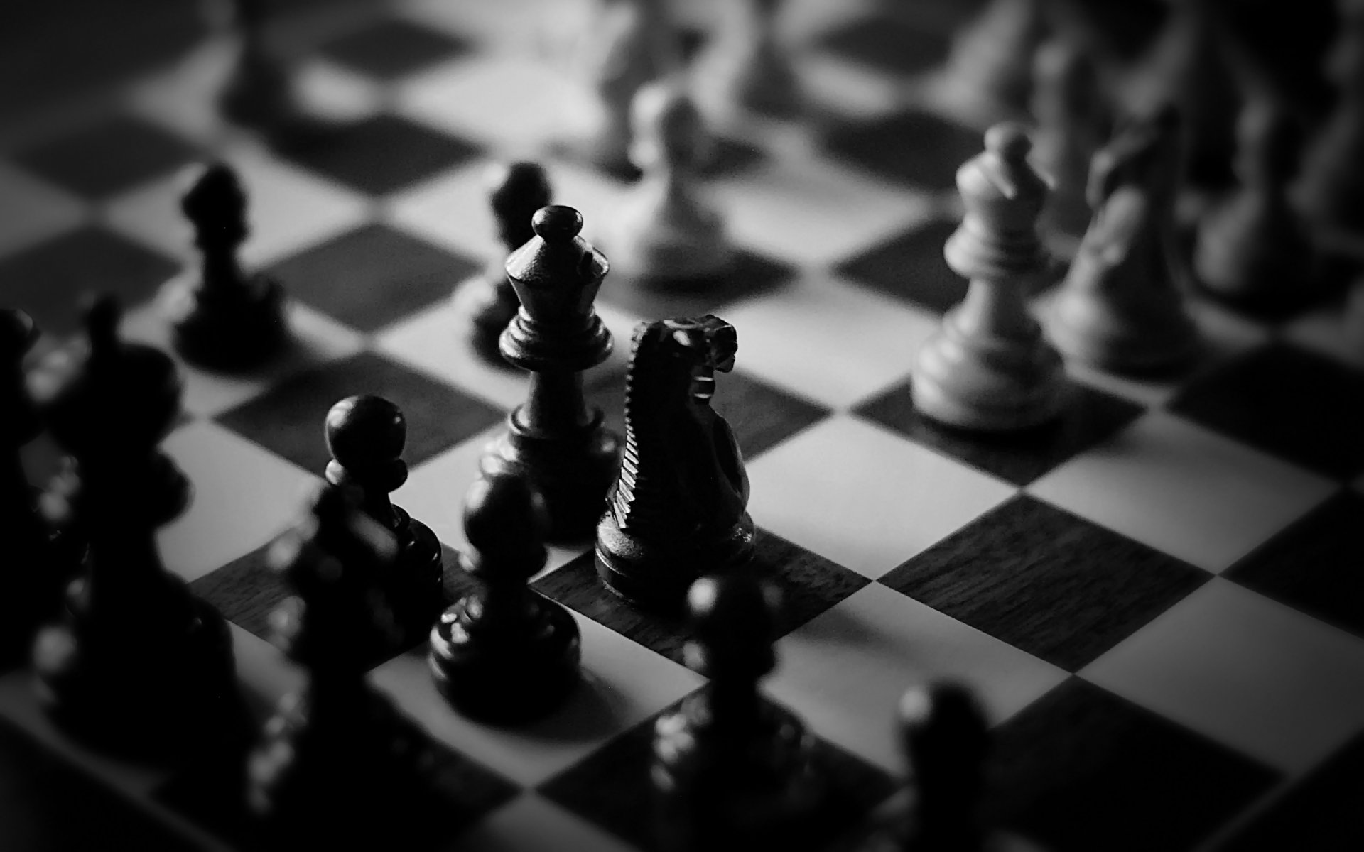 chess black white