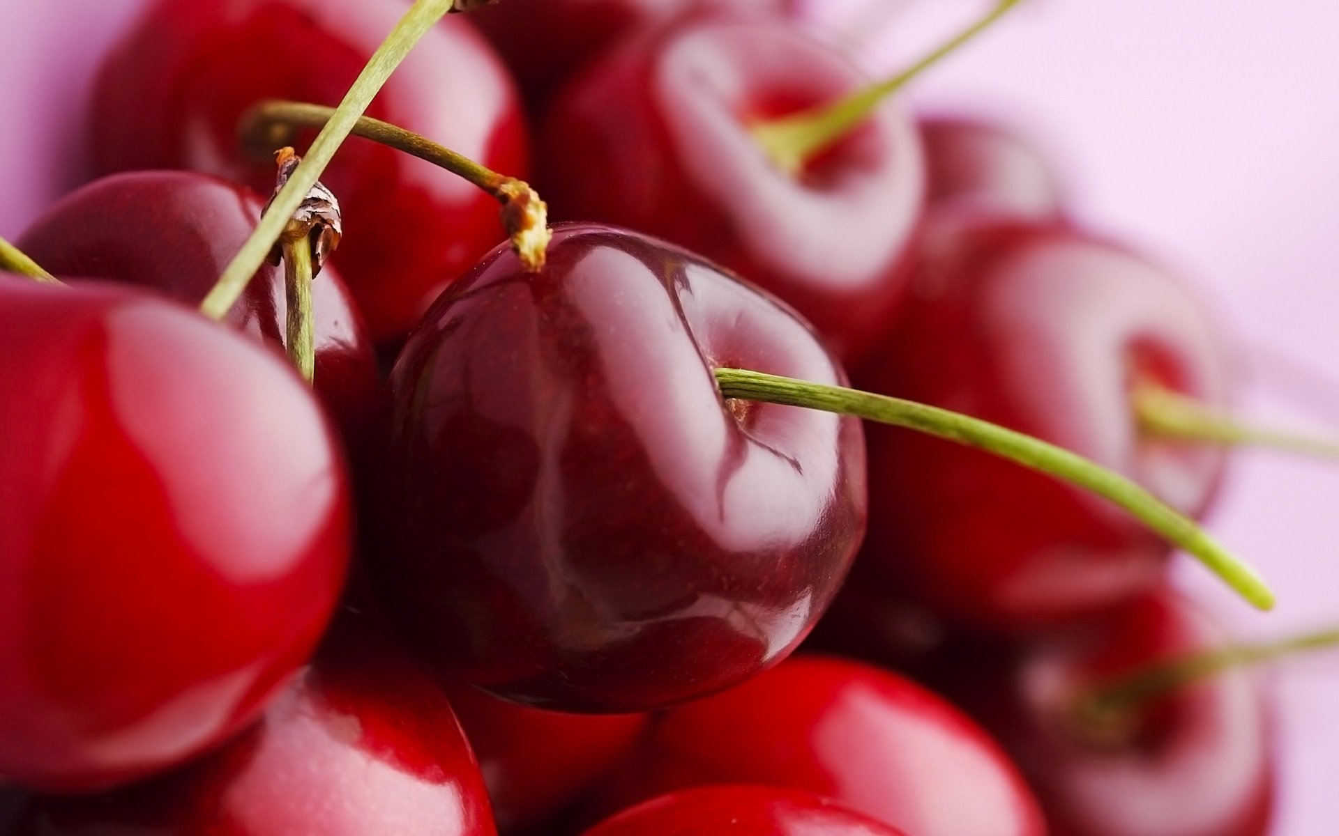 makro czereśnia jagoda czerwona dojrzała piękna soczysta