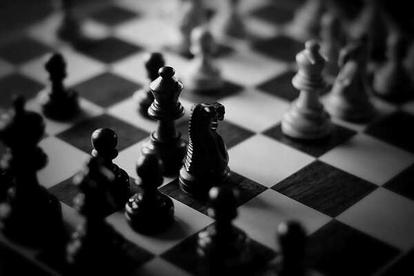 Black and white chess