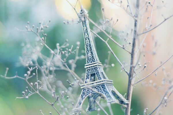 Sueños de París y la torre Eiffel