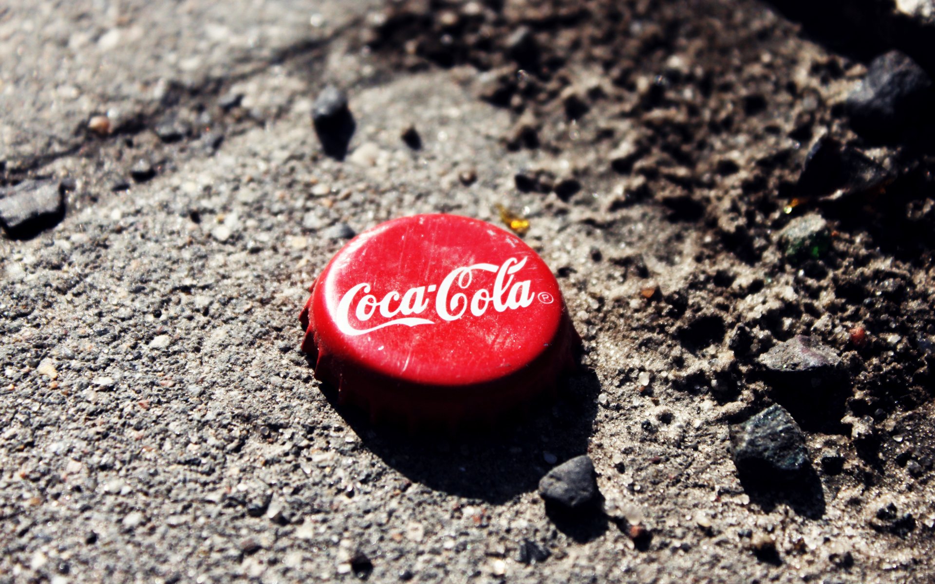 close up coca-cola cap