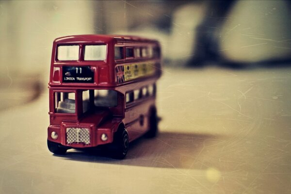 English red double-decker bus