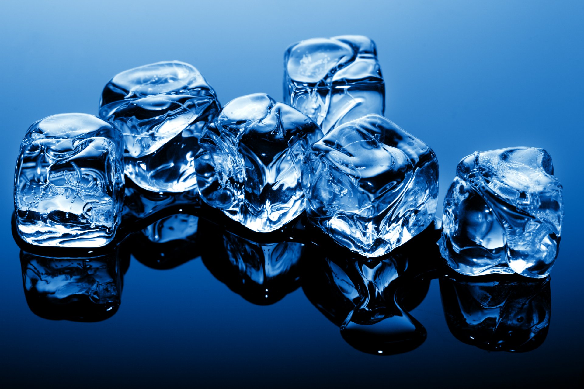 hielo cubos agua