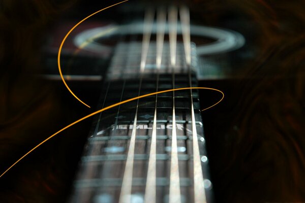 Manche de guitare Metallica. Abstraction