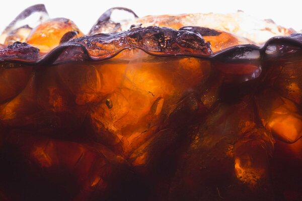 Eiswürfel im Wasser. Hintergrund