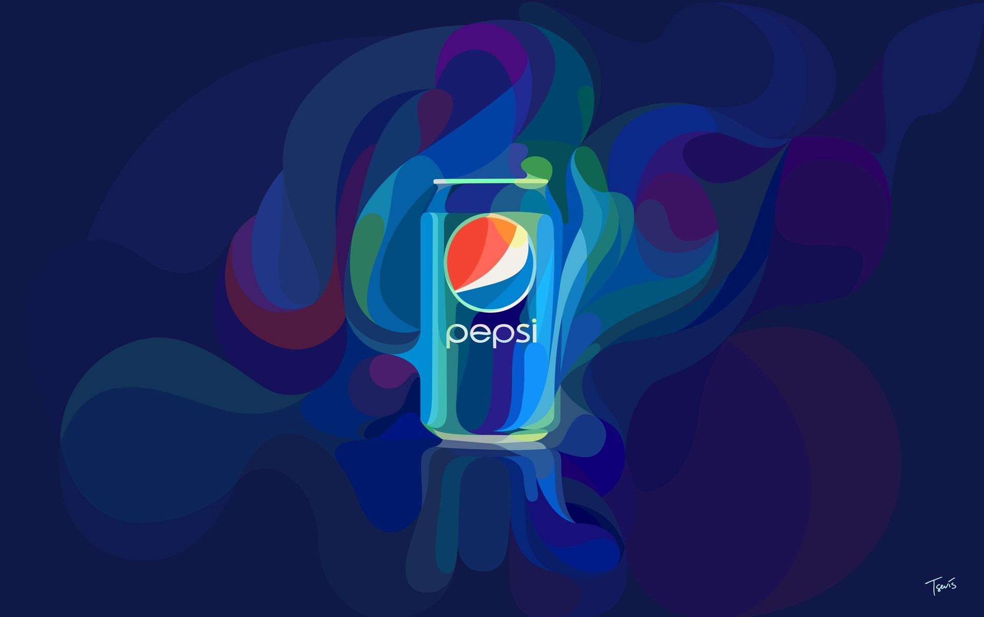 pepsi style drink of the bank background