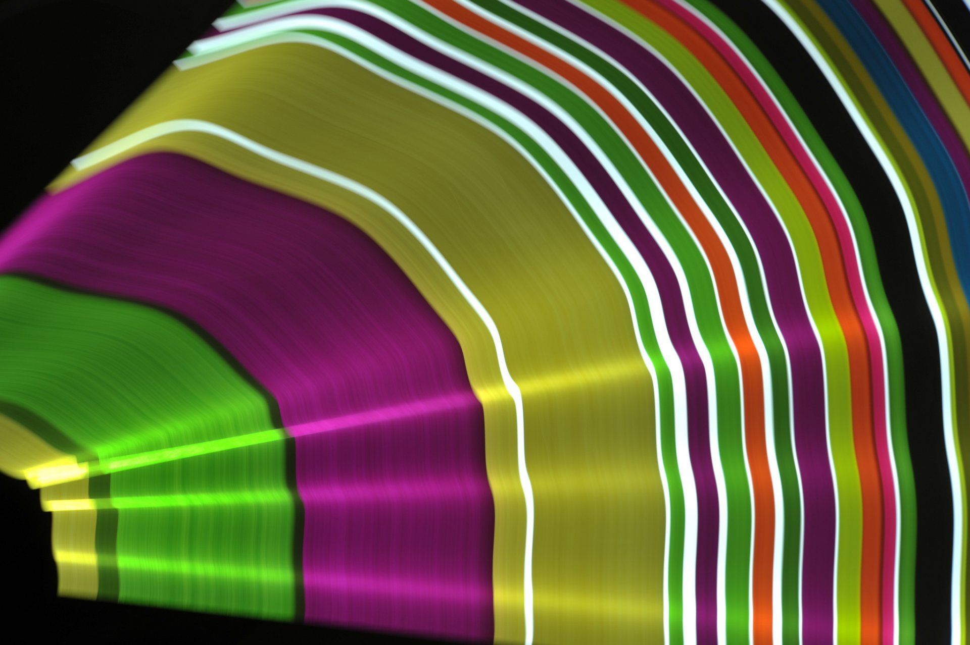 linee ventaglio raggi onda colore luce