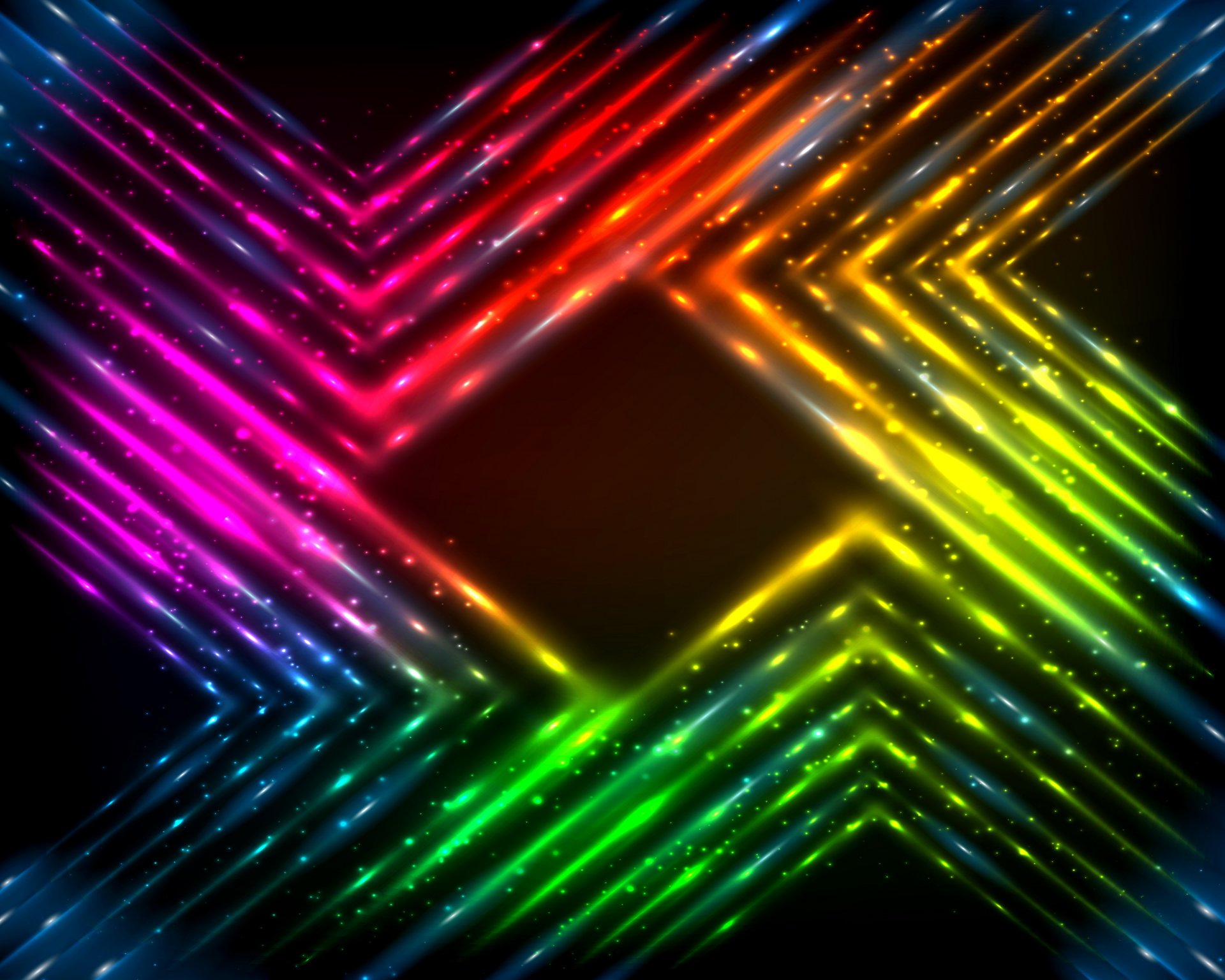 abstract background lights rainbow colors vector