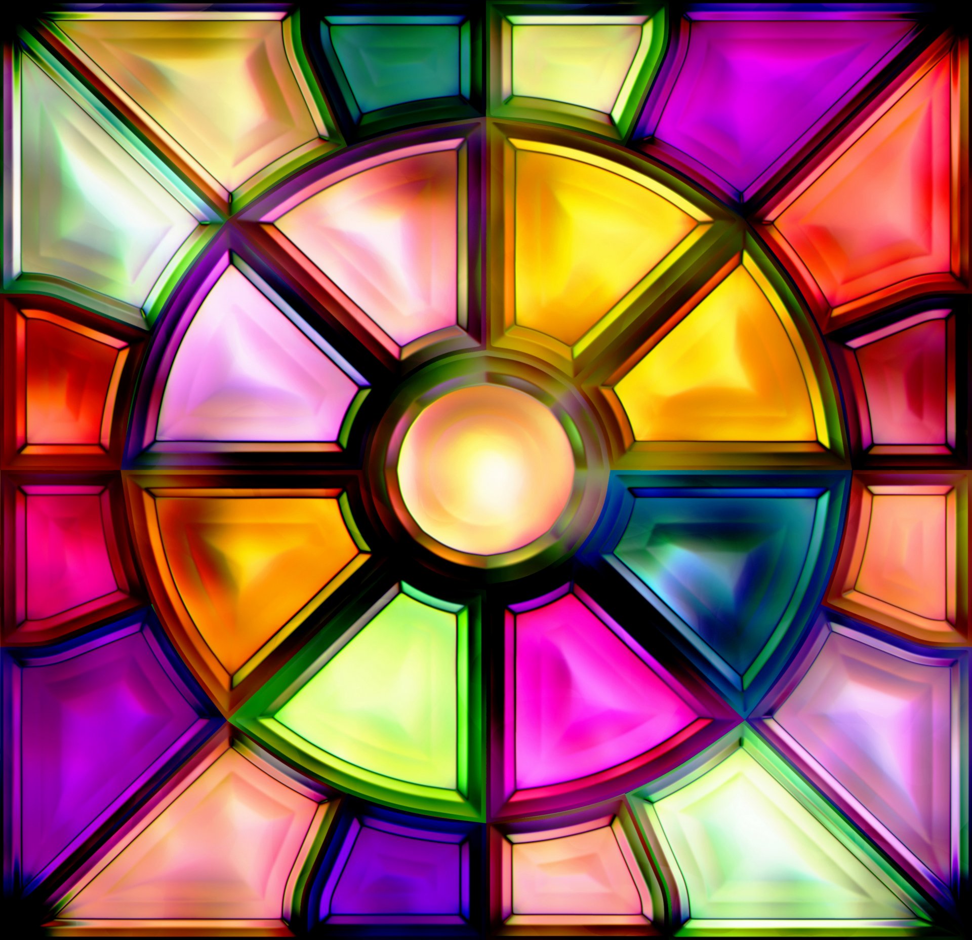 colored stained glass abstract background edition