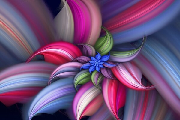 Abstraction of the volume of petals and lines