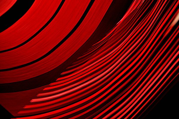 Red lines black color dark bright background