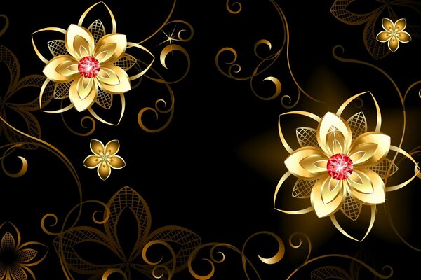 Creating 3d graphics of flowers and floral patterns