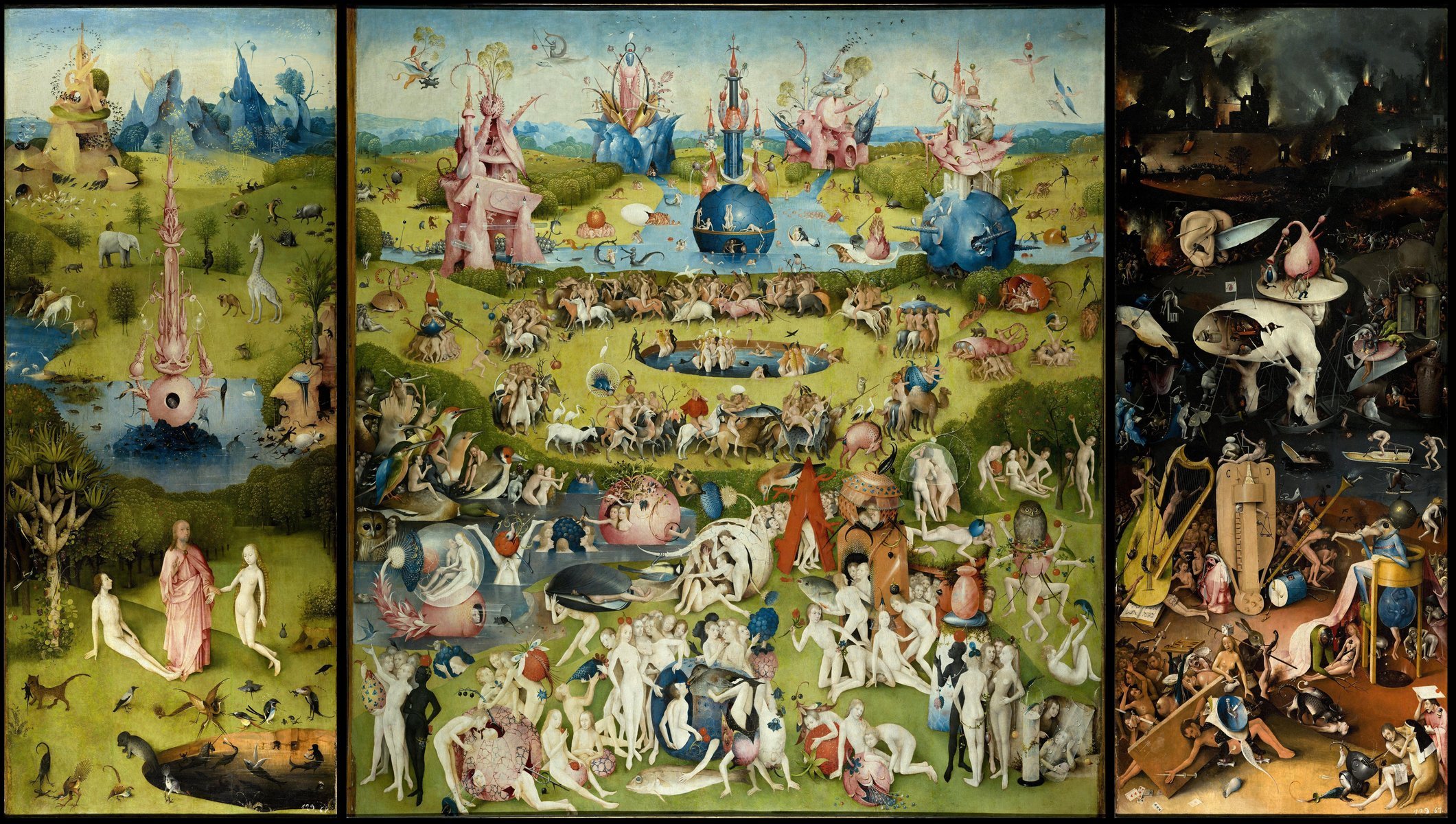 hieronymus bosch garten der irdischen freuden triptychon