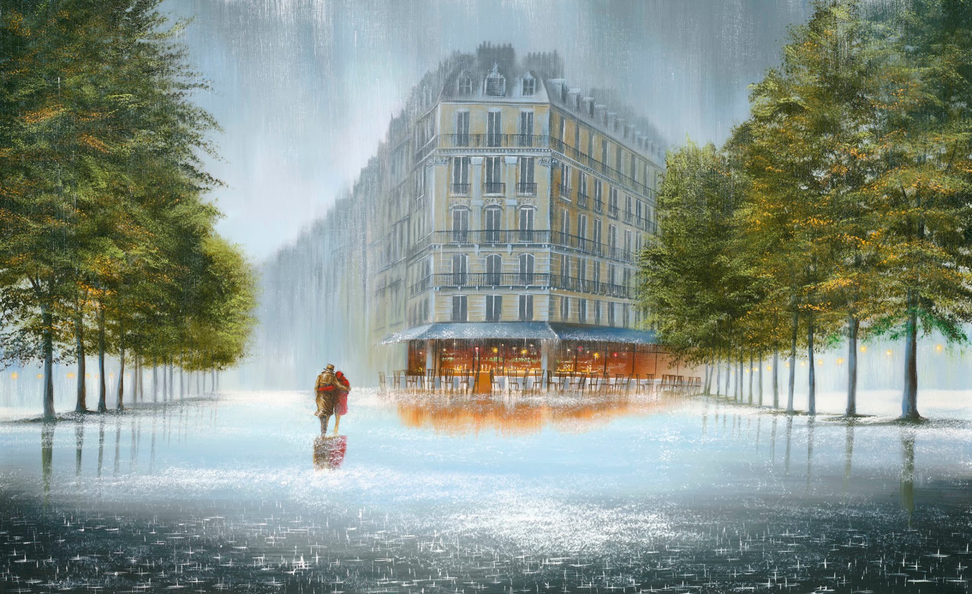 jeff rowland boulevard abbraccio immagine pioggia