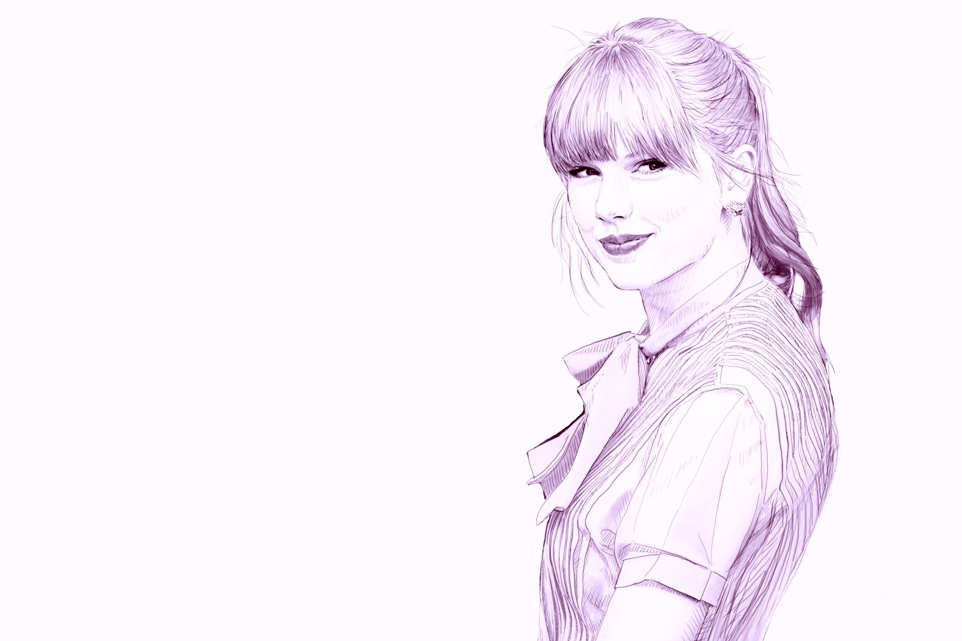 taylor swift disegno matita