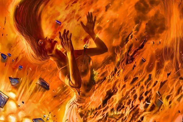 The girl embodying the romance of the apocalypse