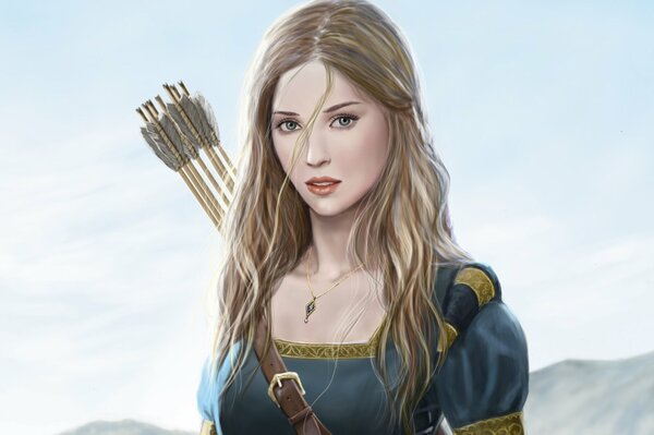 Art image of Sofia with arrows