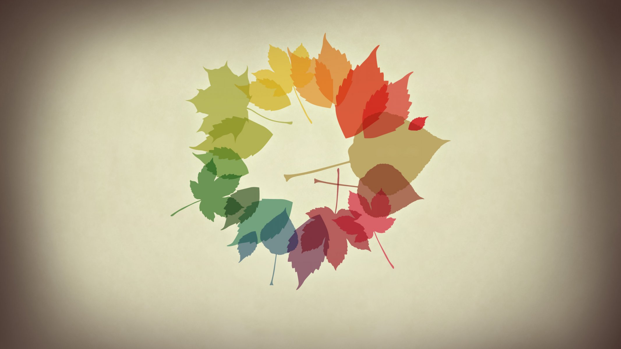 minimalisme feuilles automne