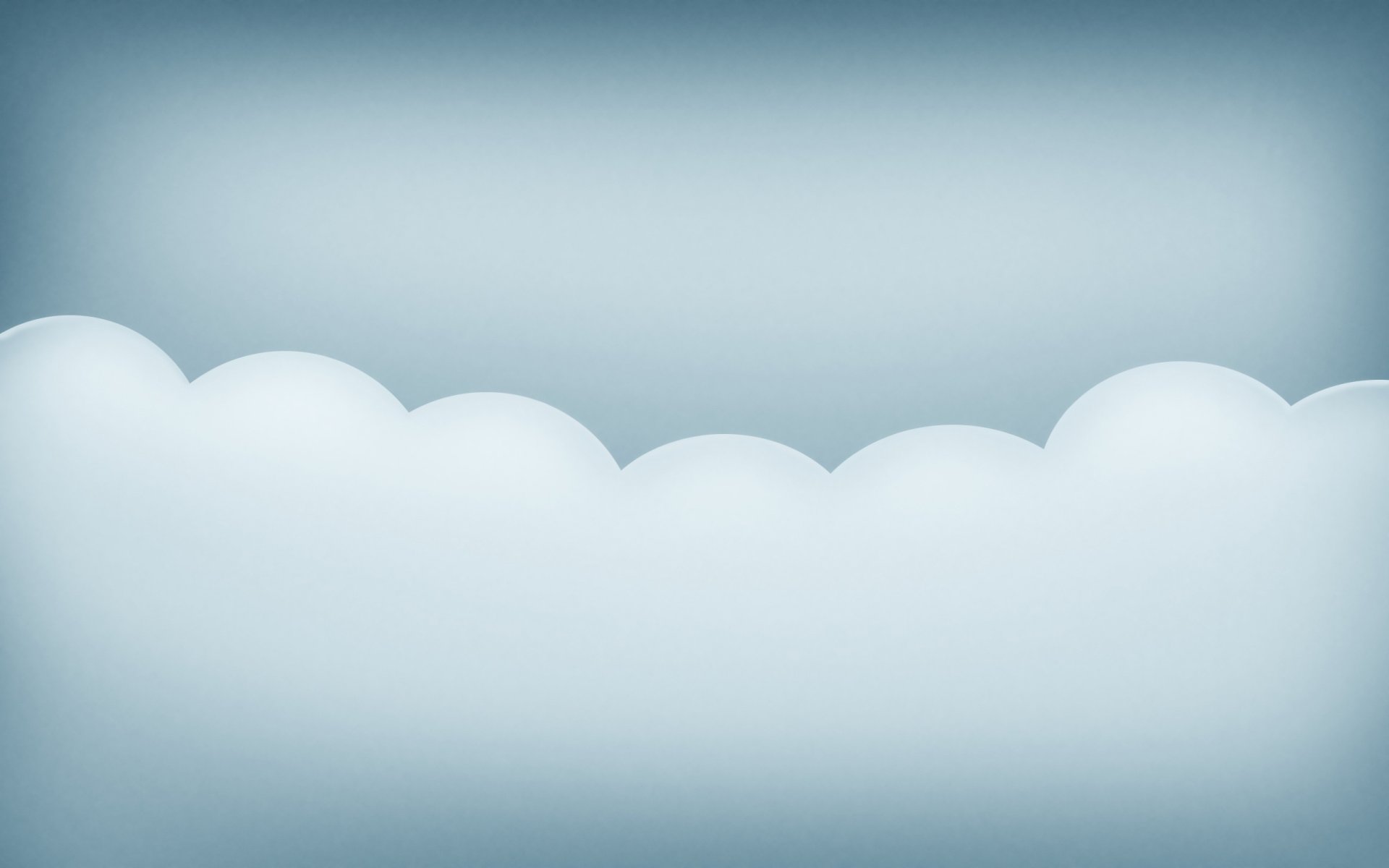 minimalisme nuage vagues