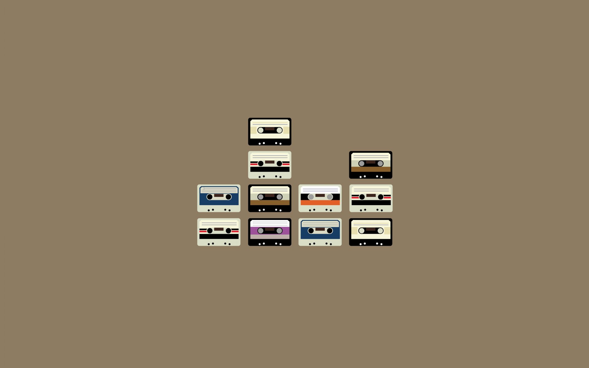 minimalista cassette retrò creativo