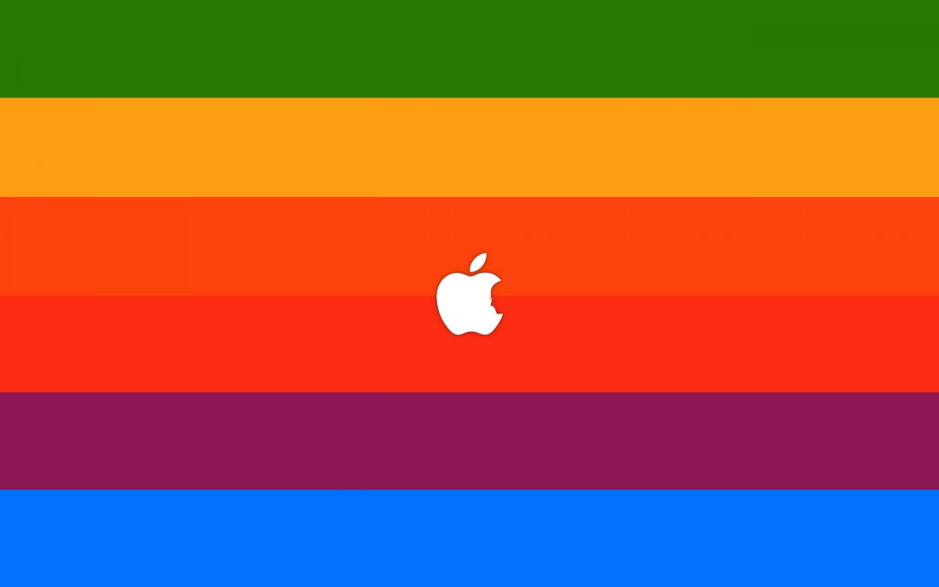 pomme steve jobs minimalisme peintures marque logo signe couleurs marque logo 2560x1600