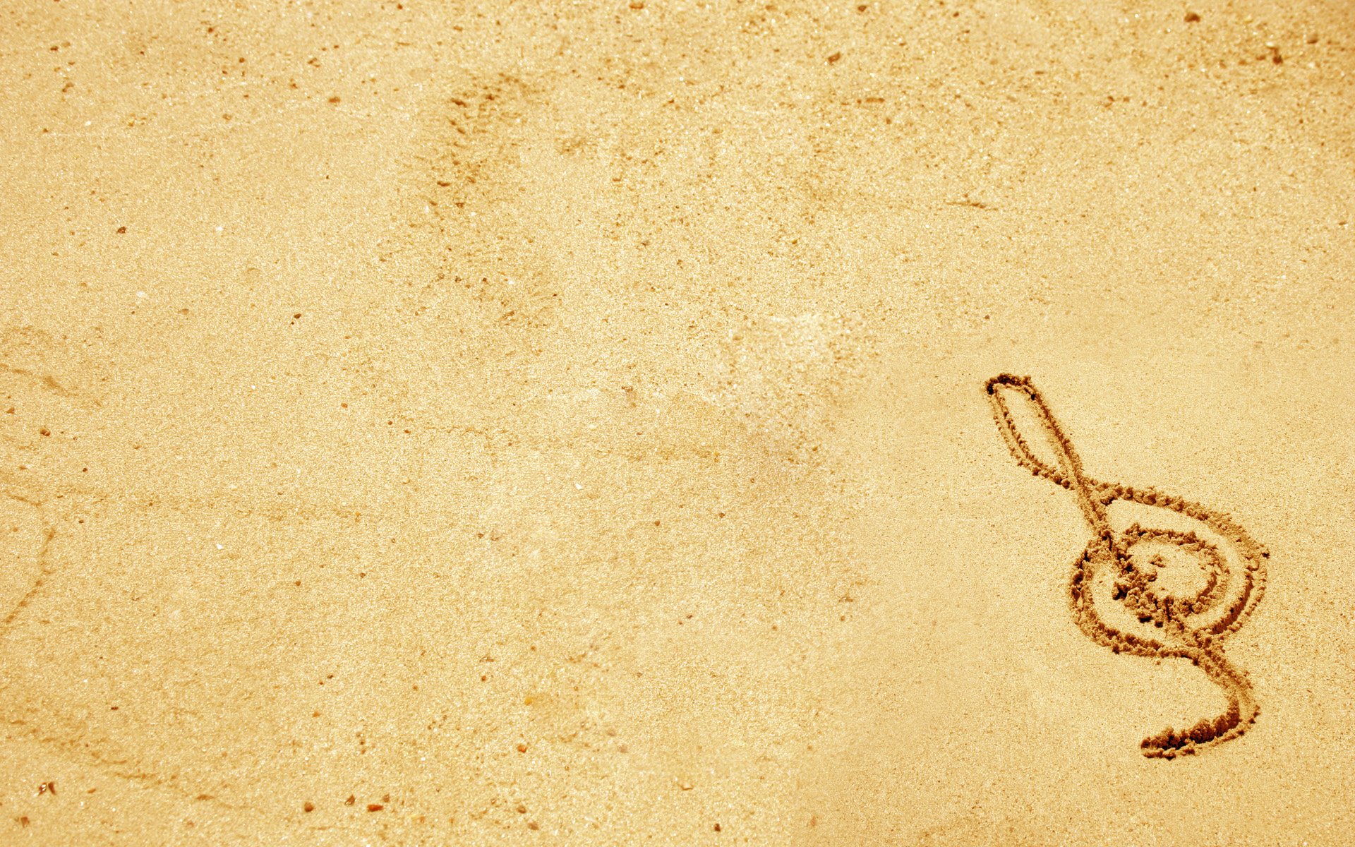 minimalism key music sand picture