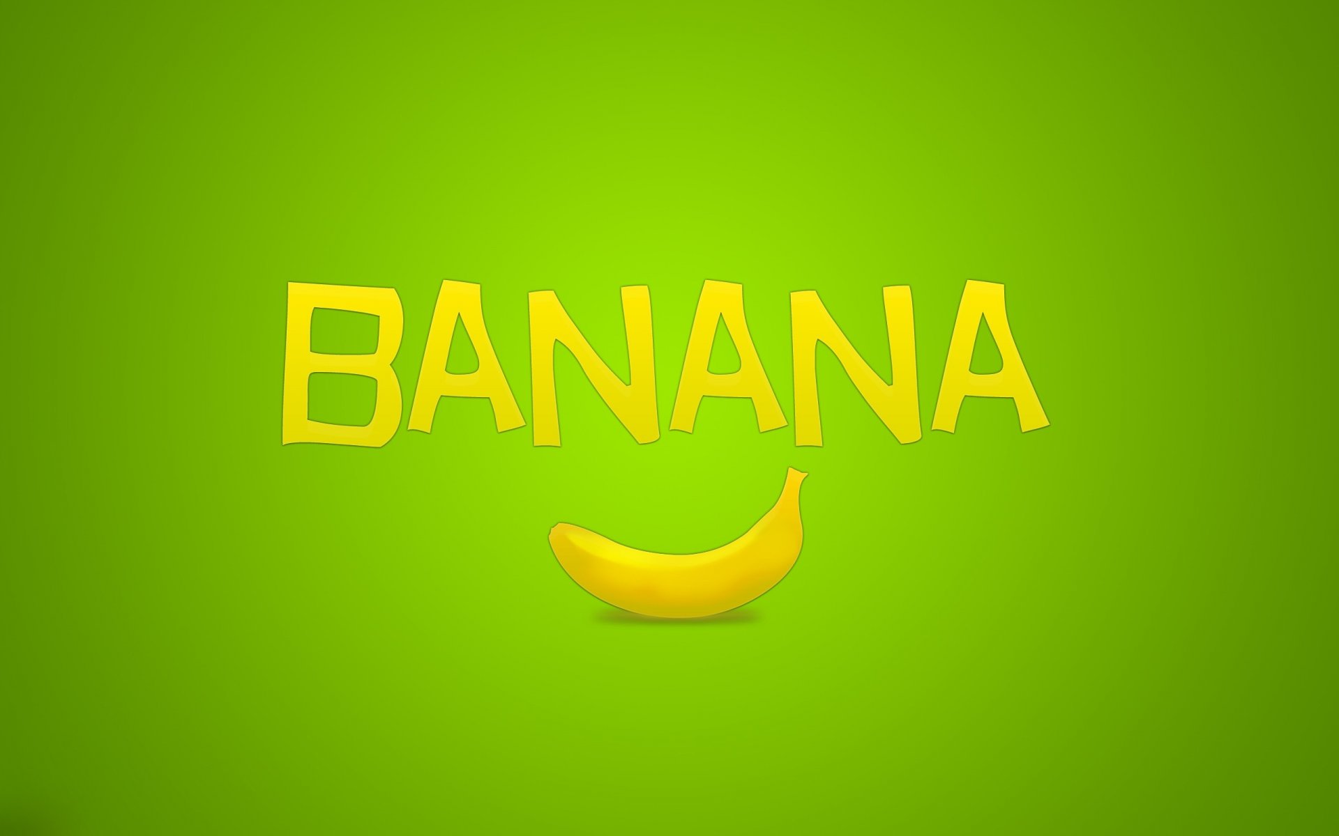 banane minimalismus inschrift frucht