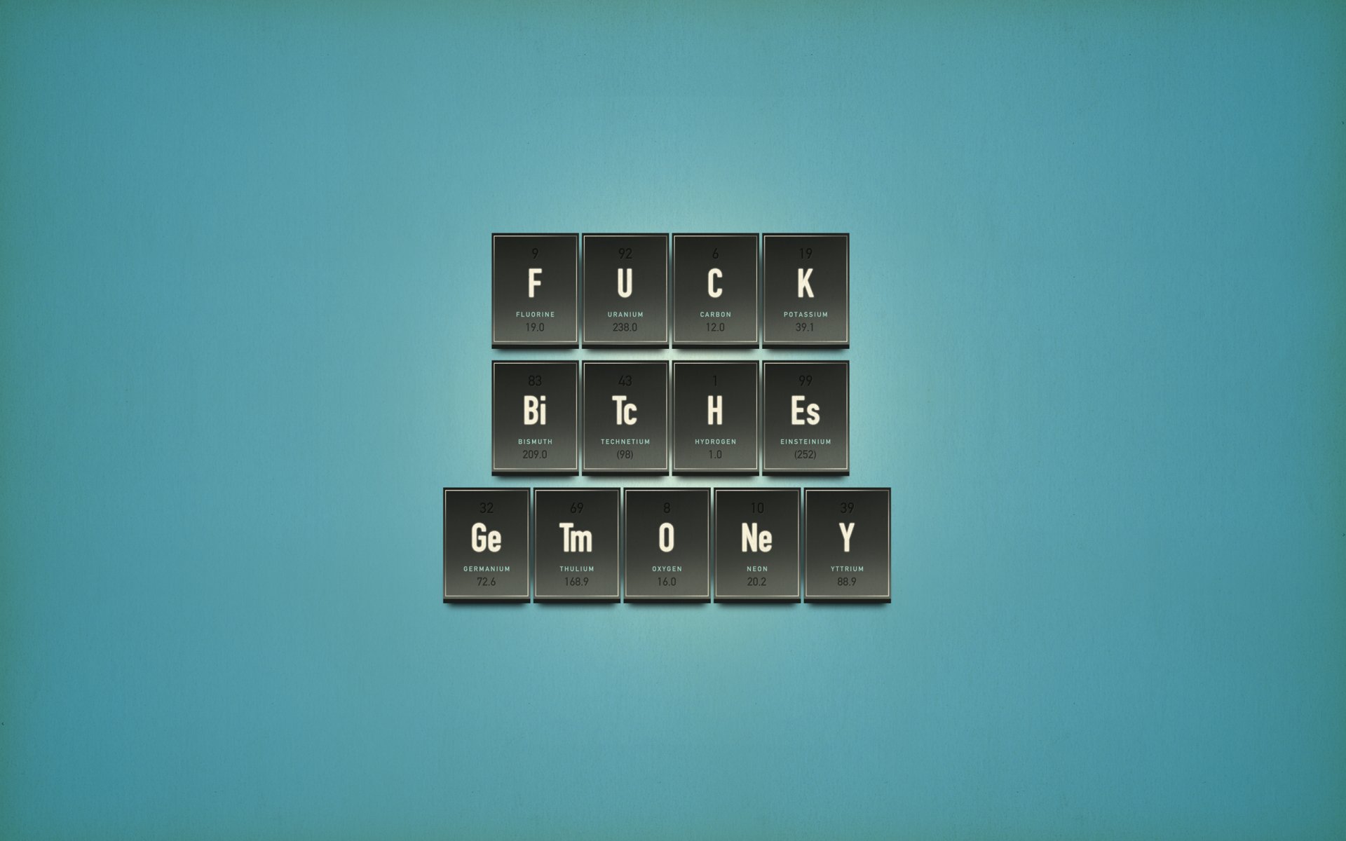 minimalism phrase fuck elements chemistry