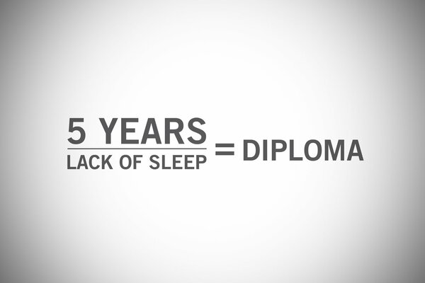 Manque de sommeil 5 ans pour le diplôme