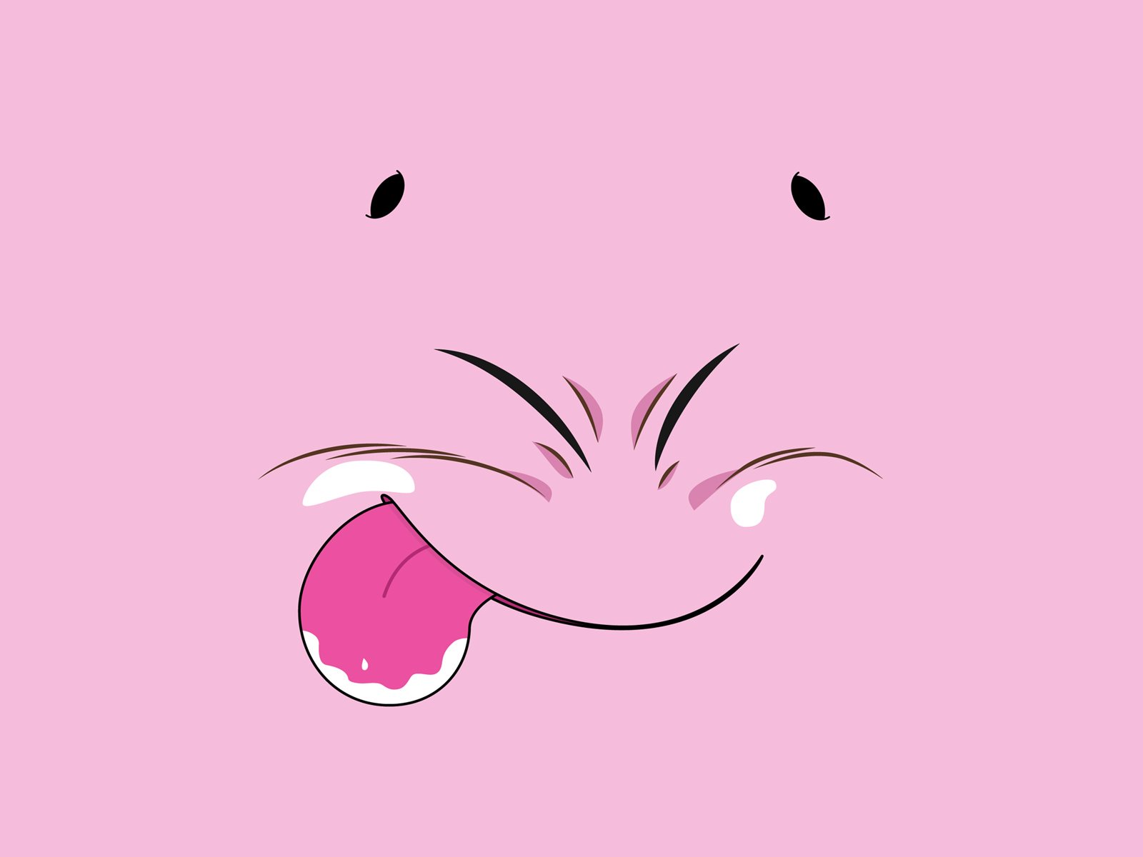 pink snout cartoon