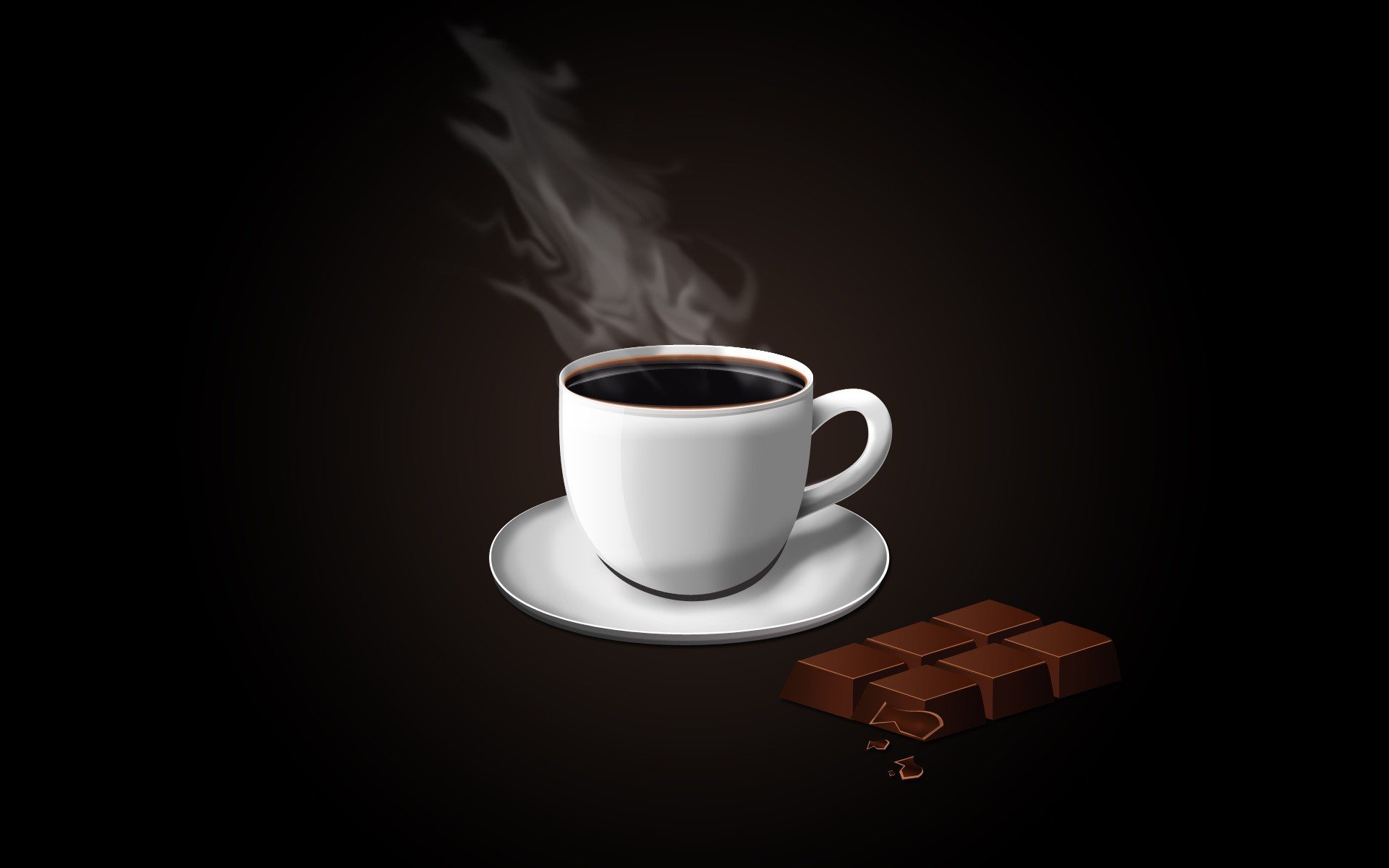 coffee cup chocolate vector minimalism