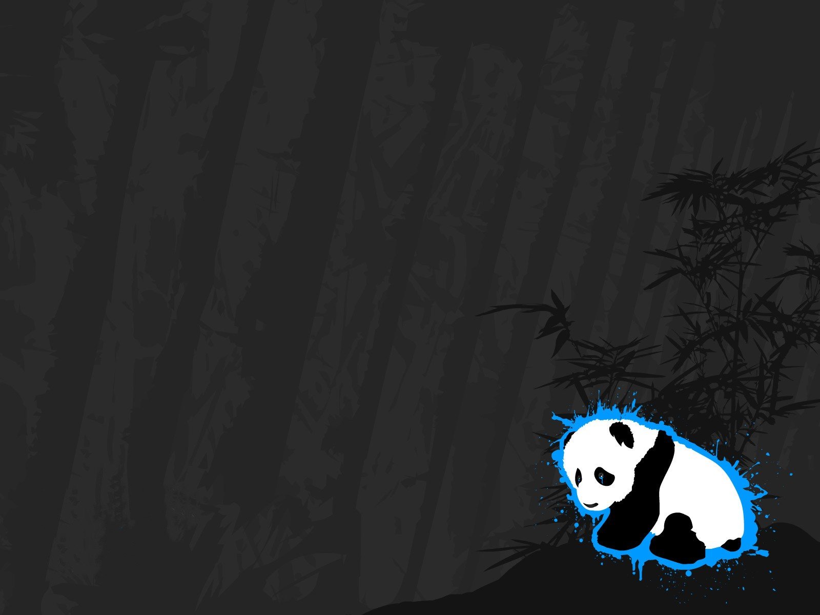 panda vector minimalismo