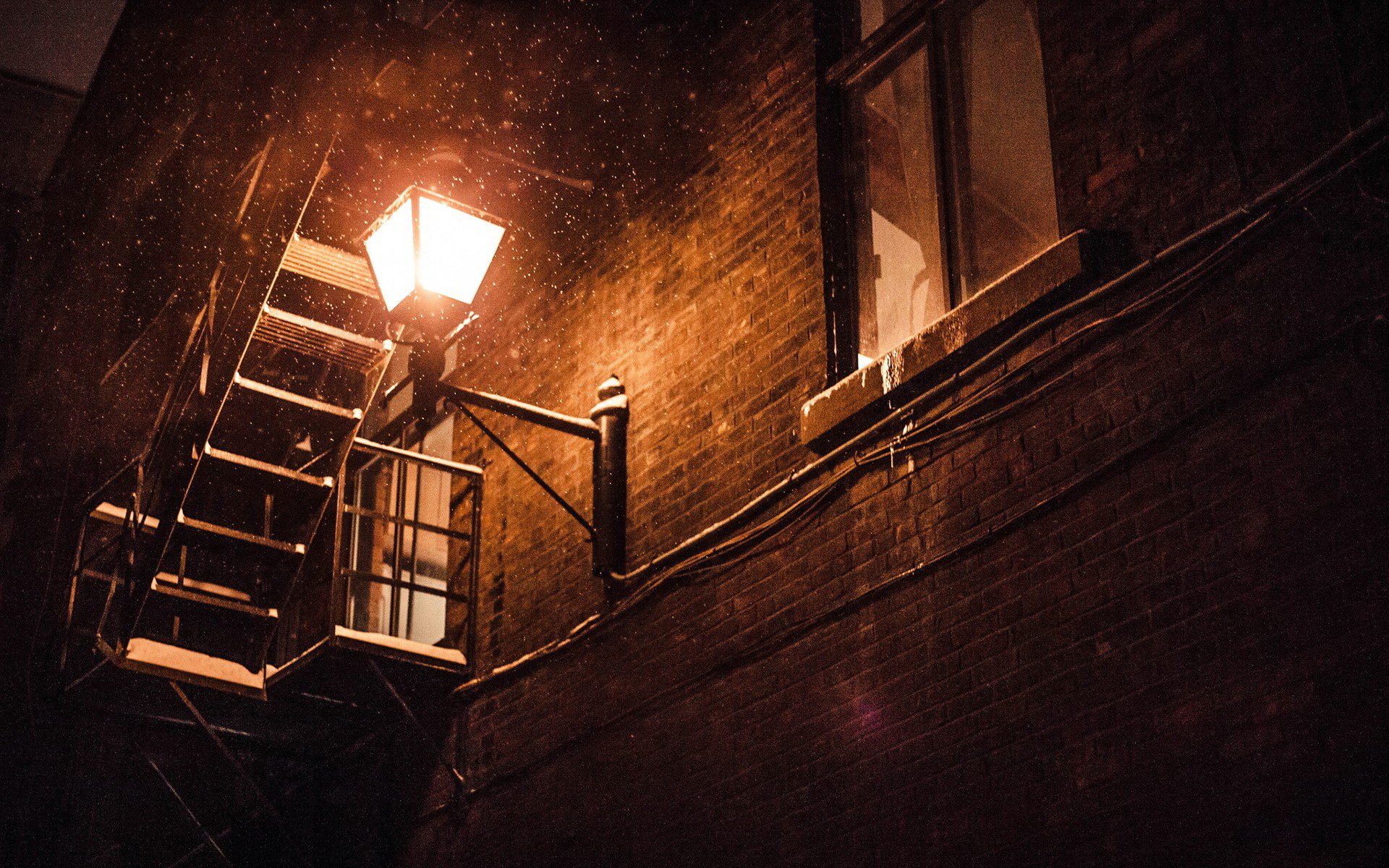 gebäude laterne treppe fenster licht