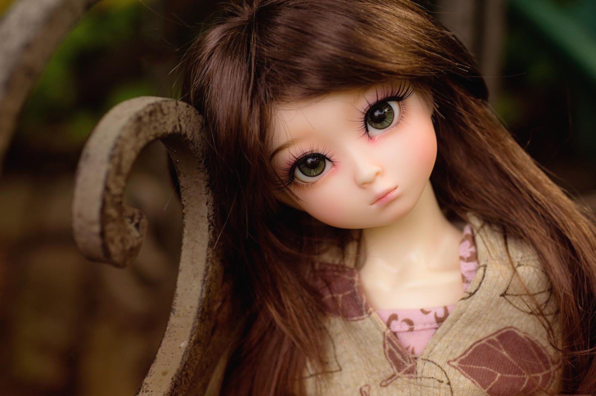 poupée jouet brunette vue