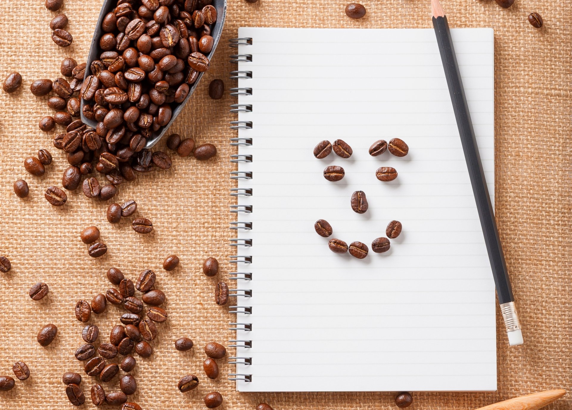 café frijoles sonrisa granos
