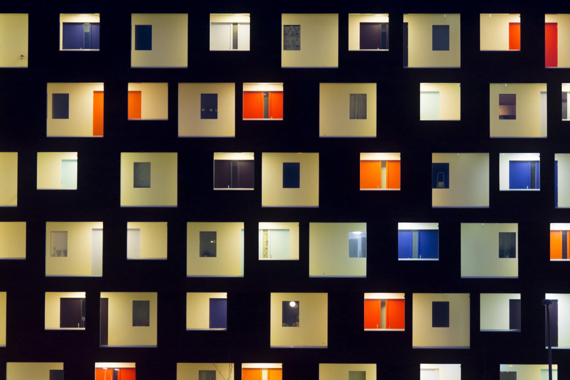 la haya países bajos edificio fachada ventanas