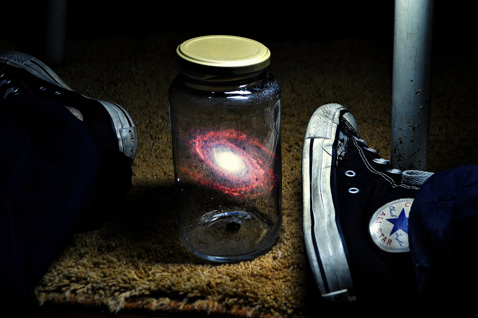 feet shoes of the bank universe galaxy