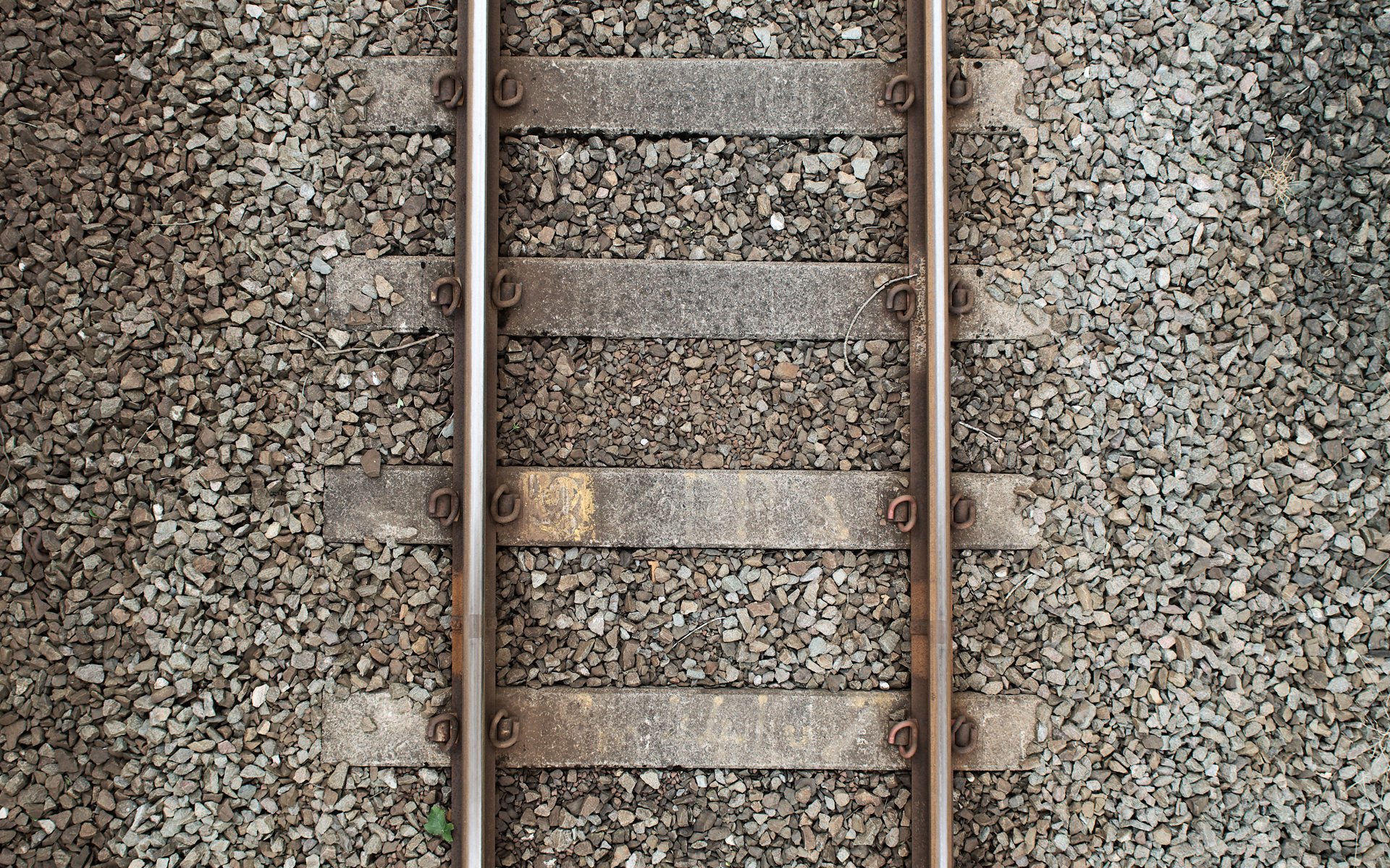 pietre rotaie ferrovia vista dall alto