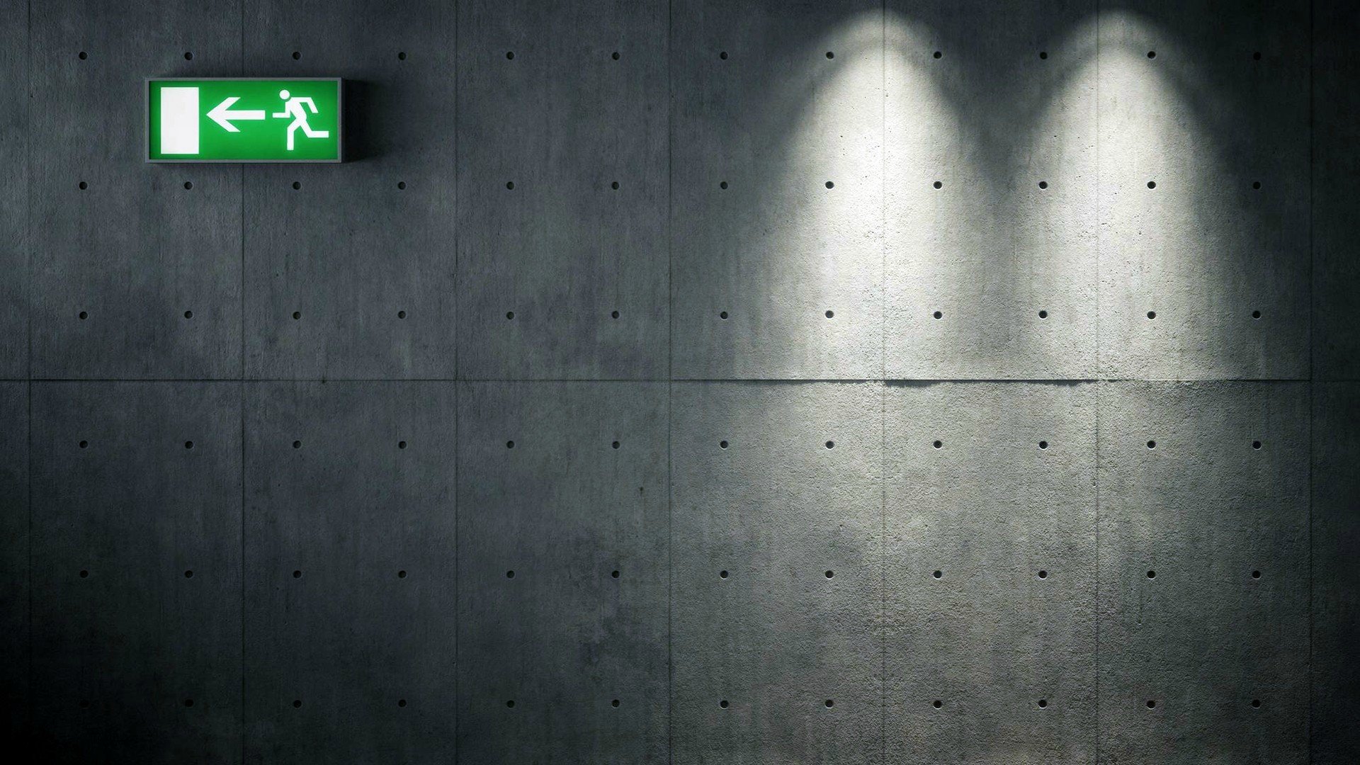 mur éclairage indicateur