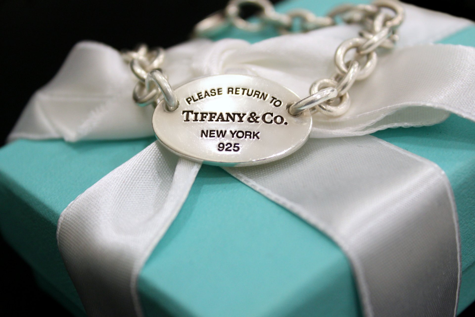 tiffany pudełko wstążka