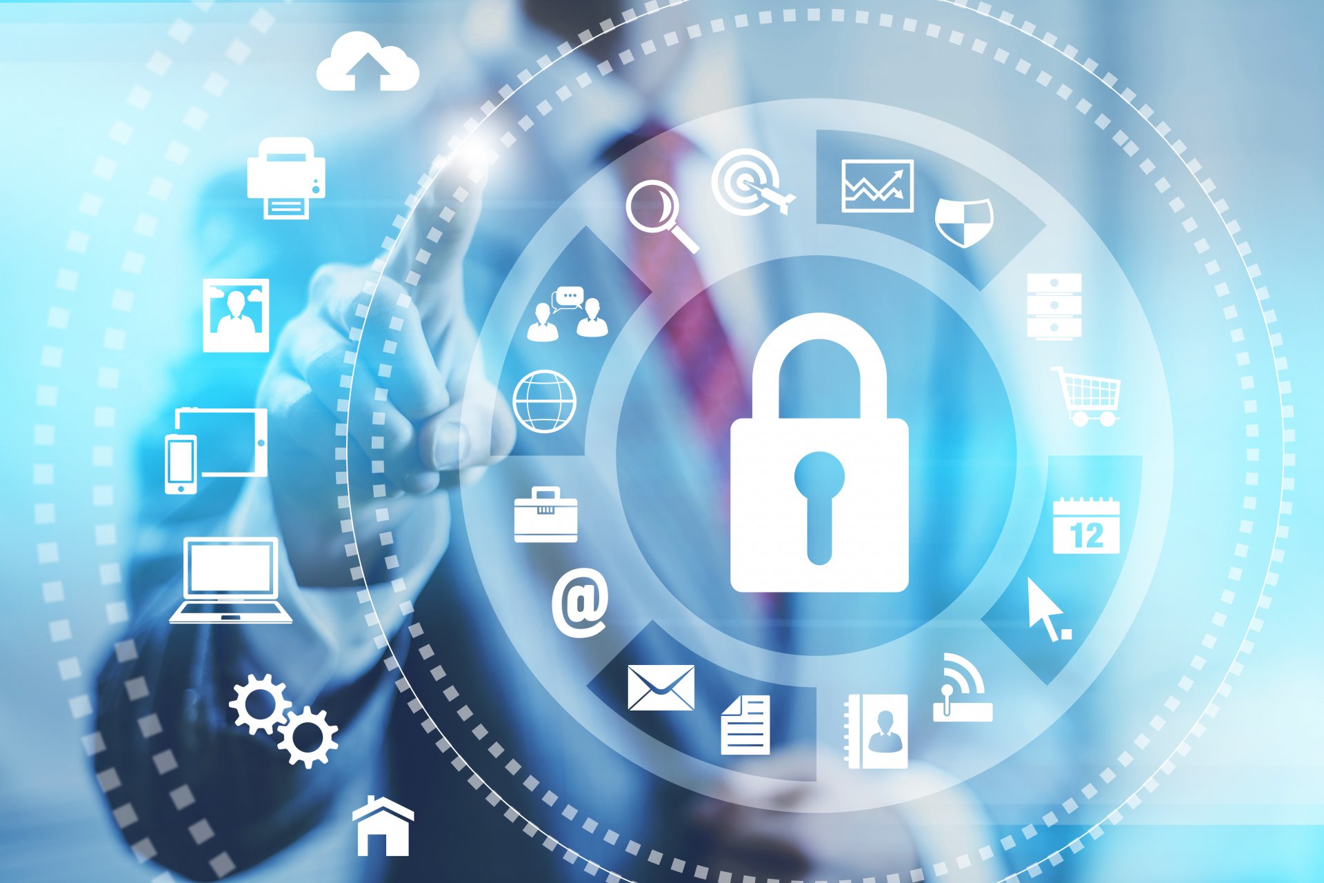 technology security business circuit
