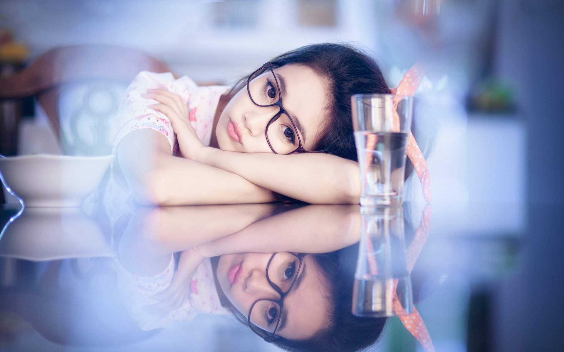 fille vue lunettes