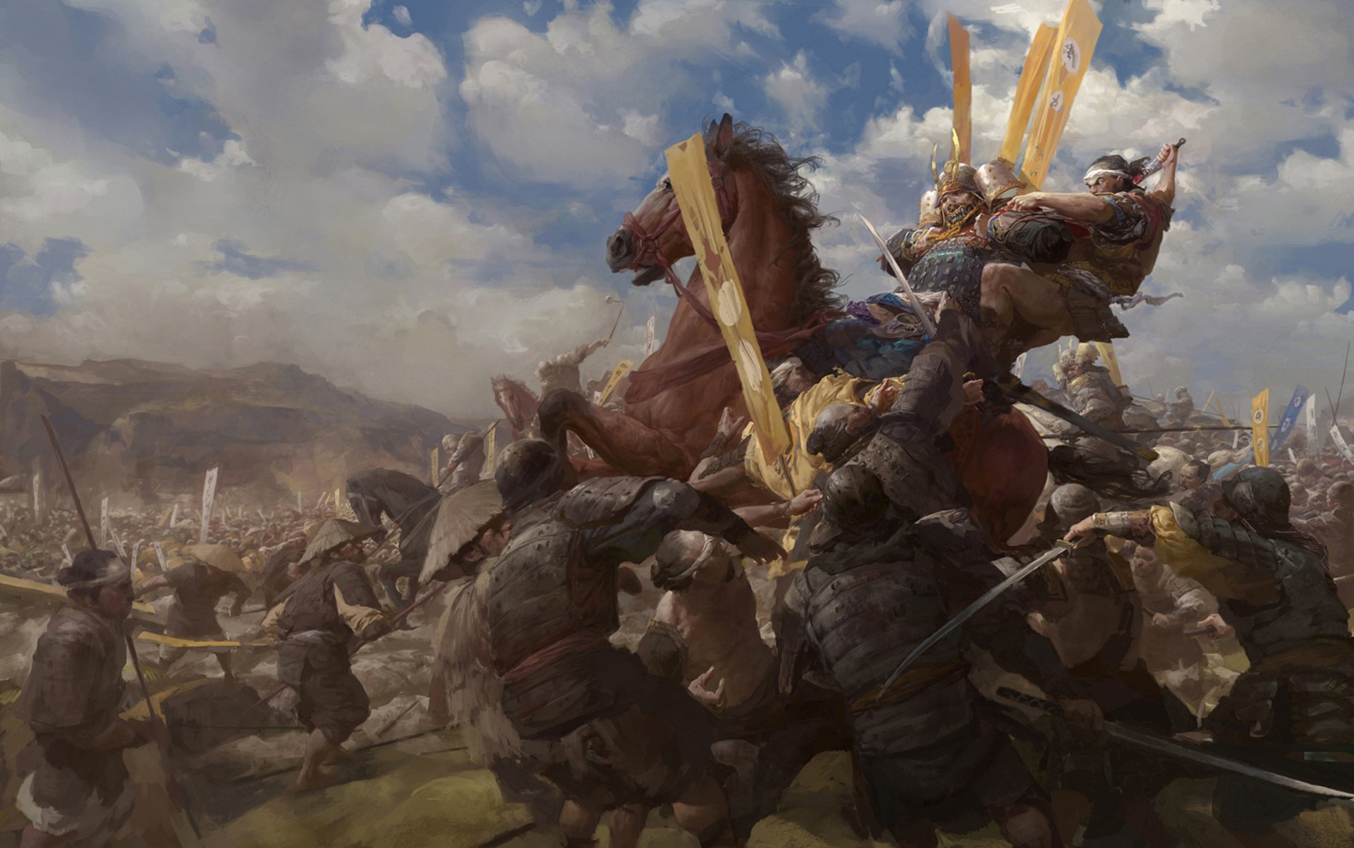 samurai battaglia cavallo morte guerra esercito