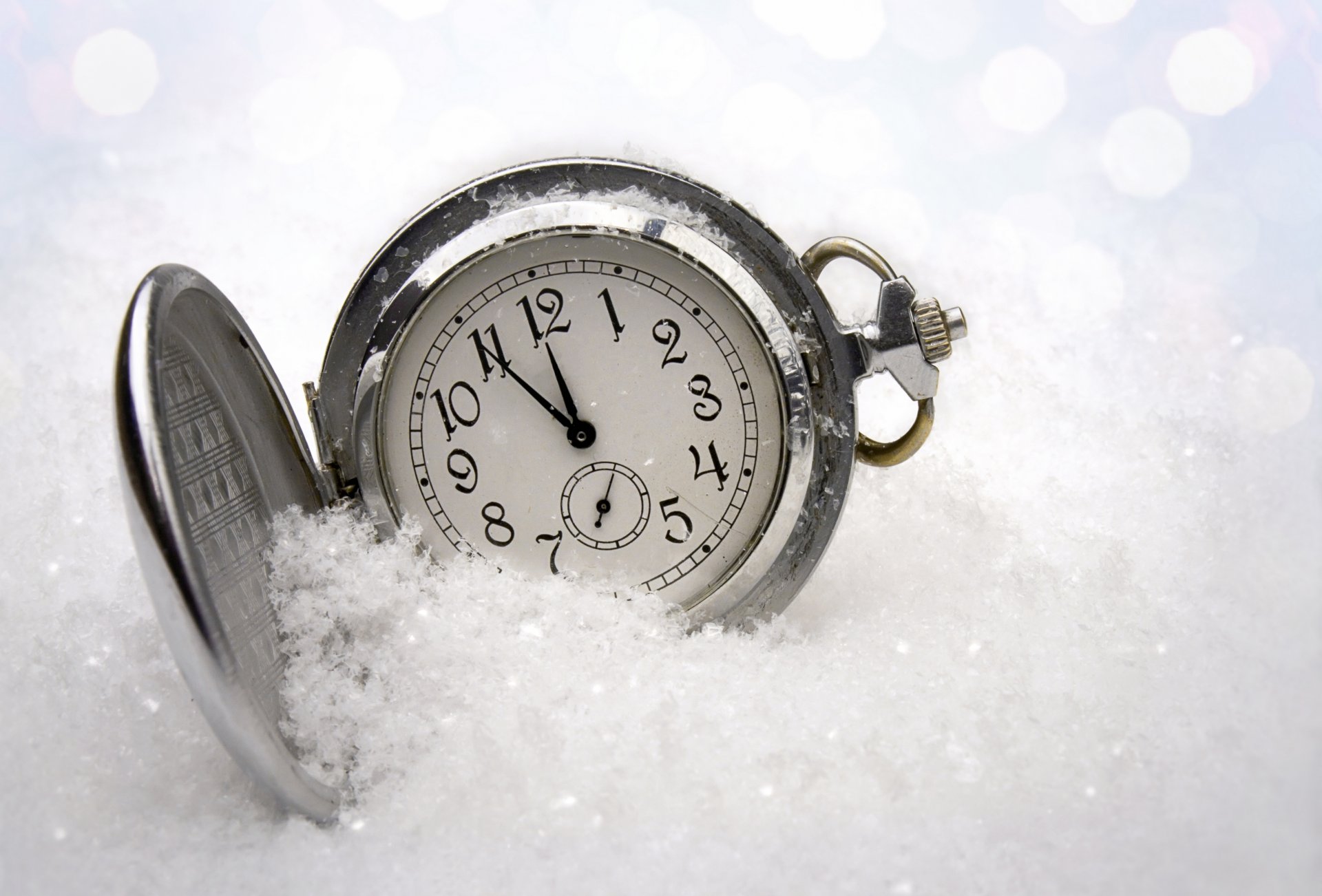 navidad año nuevo nieve invierno reloj veces