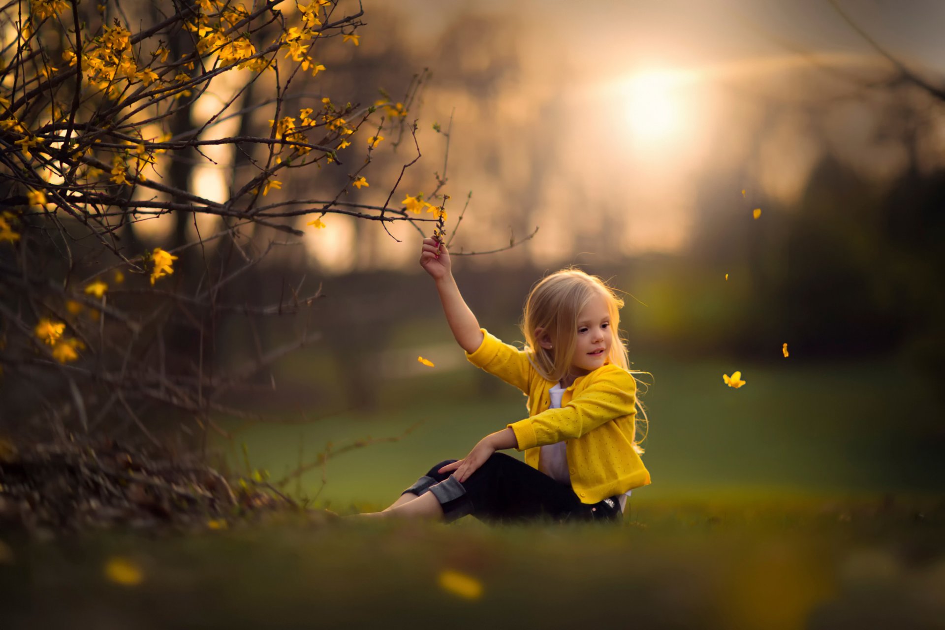 frühling ist wirklich mädchen natur