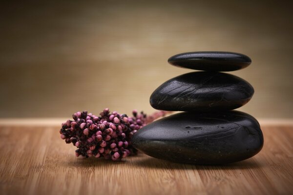 The peace and serenity of the spa stones will engulf you
