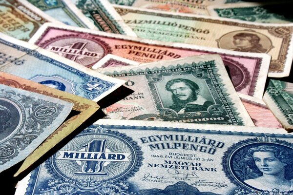 Collection de billets de banque et de billets de banque